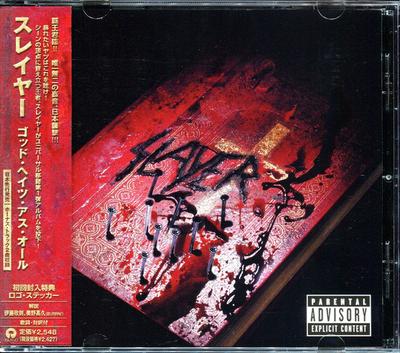 CD SLAYER  God Hates Us All UICL1012 Island Records 2001 Japan Rock Used