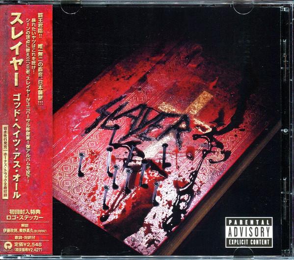 CD SLAYER God Hates Us All UICL1012 Island Records 2001 Япония Рок Б/у