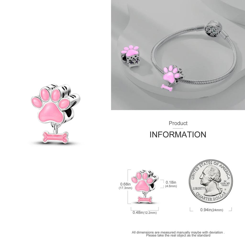 Colorful Copper Blue Glow-In-The-Dark Murano Princess Glass Beads Fits Original Bracelet Jewelry Set Accessories