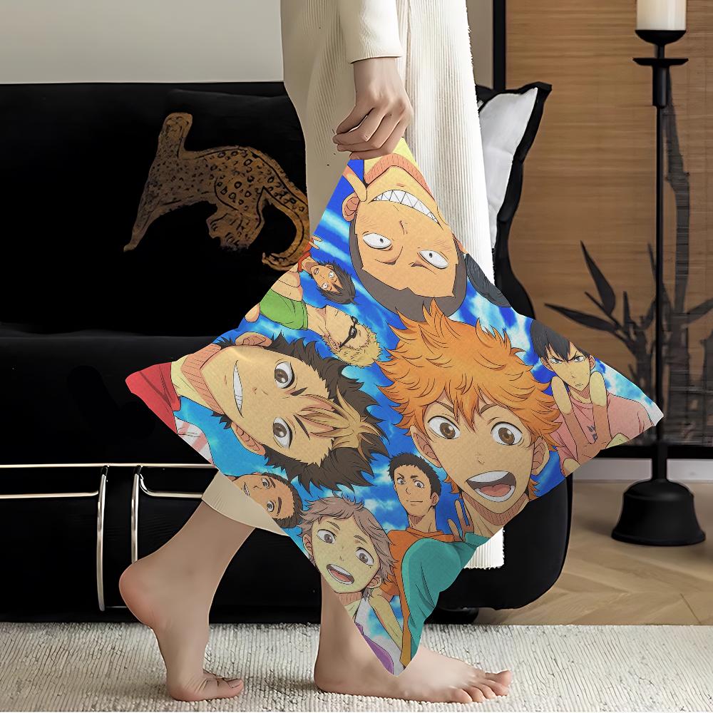 Чехол для подушки Haikyu Наволочка Обивка Диван Подушка-плед Домашний Декор Наволочка 16x16Inch