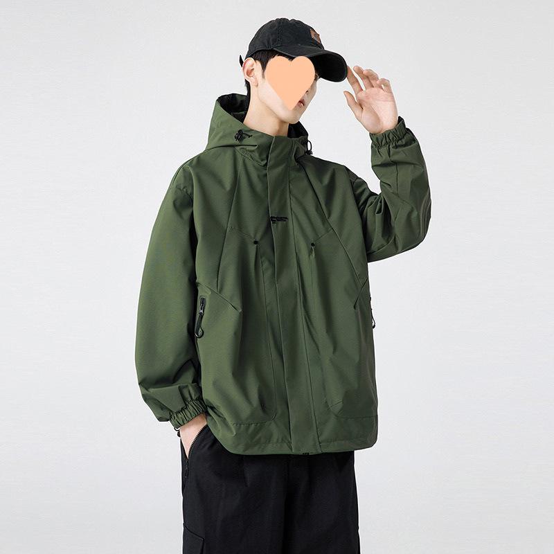 Spring and Autumn Jacket New Spring and Autumn Jacket Trendy Brand Outdoor Men's Casual Loose Jacket