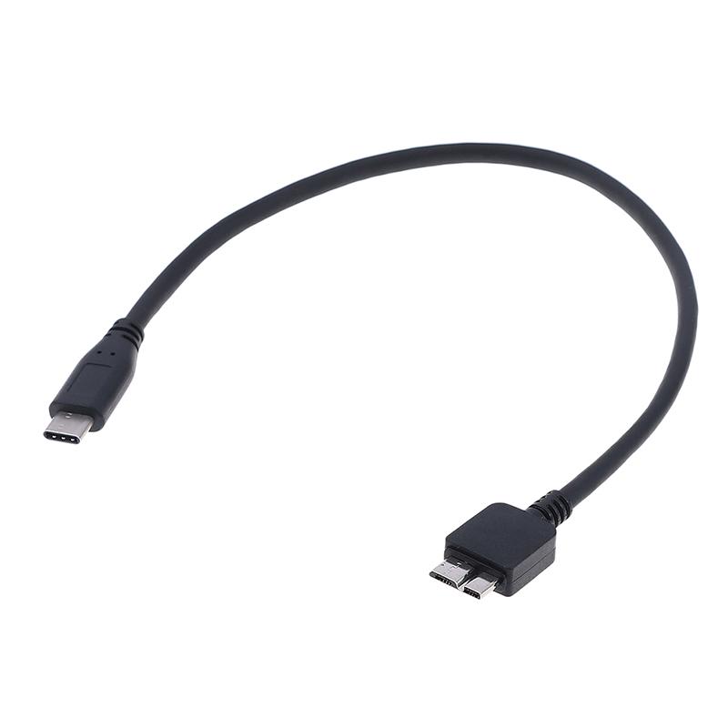 Usb C To Micro Usb Cable Type C To Micro B Cable For Hdd Hard Disk 30Cm