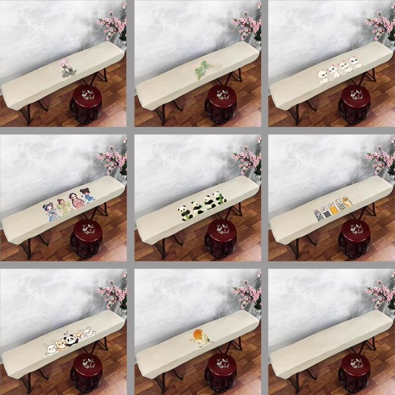 161-165cm Waterproof Guzheng Cover Chinese Ancient Style Dust Cover Edge Classical Literary Piano Organ Keyboard Furniture Cover