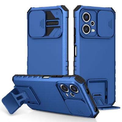 Posuvný kryt s ochranou fotoaparátu a stojánkem Pro Xiaomi Redmi Note 12 Pro 11 11S 10 Pro Max Note 10s 9 9S 8 Pro Pevný držák