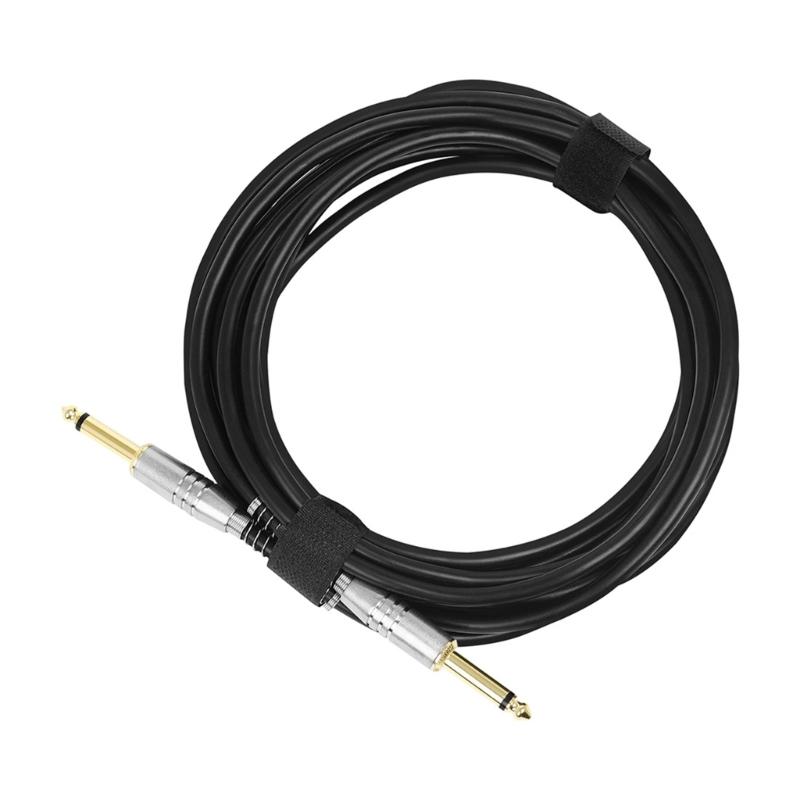 Audio Cable 6.35mm Jack Male to Male AUX Cable For Guitar Electric Piano Mixer Stereo Amplifier 6.35 to 6.35 Audio Line