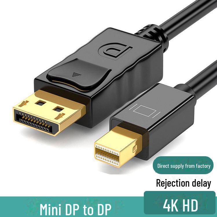 8K 60Hz MiniDP to DP Adapter Cable for Apple Laptops Connecting Monitors via Mini DP/Thunderbolt 2