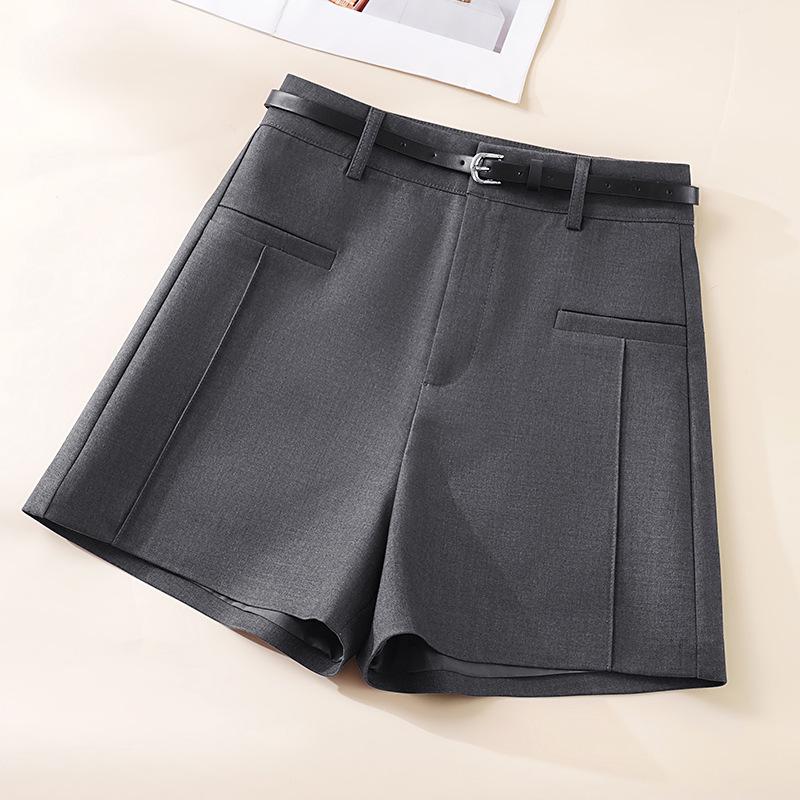 

Women s Spring 2025 High-Waisted Loose Wide-Leg Pants S for 85-95 lbs серый