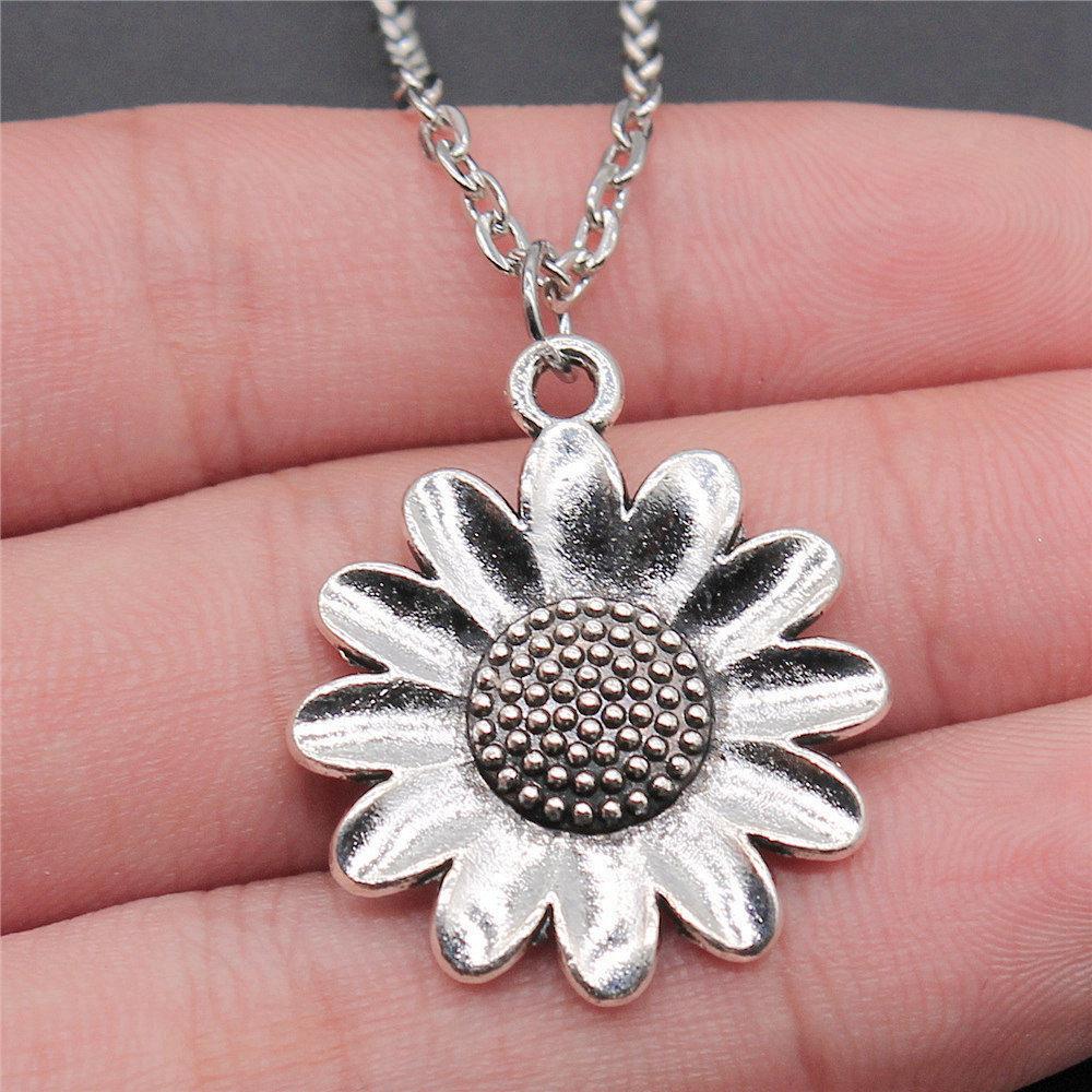 Tree of Life Floral Mandala Pendant Antique Bronze Metal Bridesmaid Choker Necklace Trendy Gift