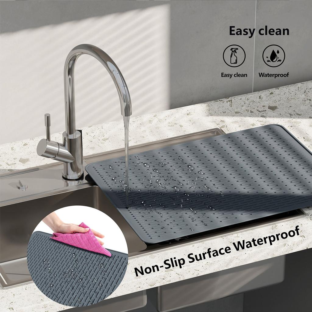 Silicone Electric Stove Top Cover Mat Ceramic Stove Top Cover, Heat Resistant Glass Cooktop Cover, Flat RV Range Stovetop Protector