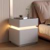 Minimalist Smart Bedside Table with Fingerprint Lock
