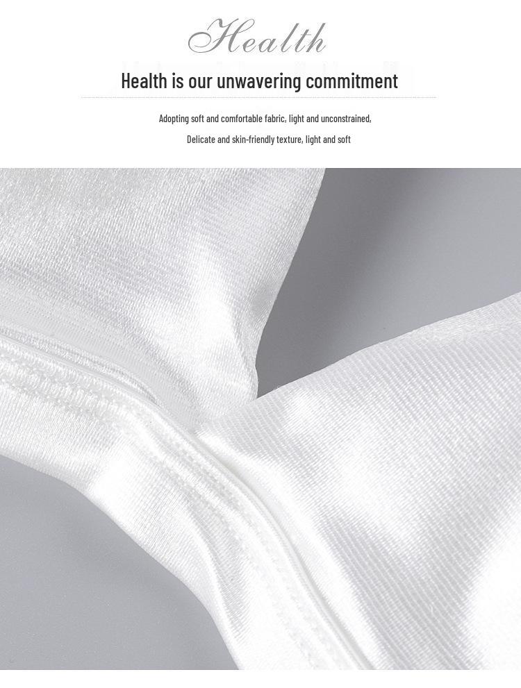 French Triangle Cup Wireless Bra with Adjustable Straps and Beautiful Back Design
