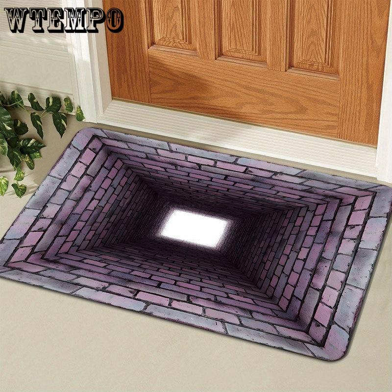 3D Entrance Door Mat Printed Entrance Foot Mat Easy To Maintain Anti Slip Floor Mat