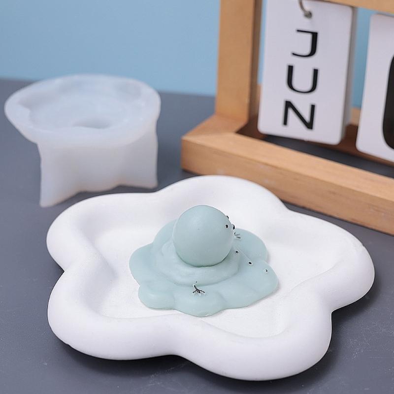 Baking Mould Supplies Christmas Snow Melting Silicone Mold Melt Aromatherapies Making Cupcake Chocolate Baking