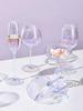 Bunter Kristallglas-Pokal Rotwein-Glasbecher Champagnerglas-Set Haus Premium Weinglas Kristall Regenbogen Glas
