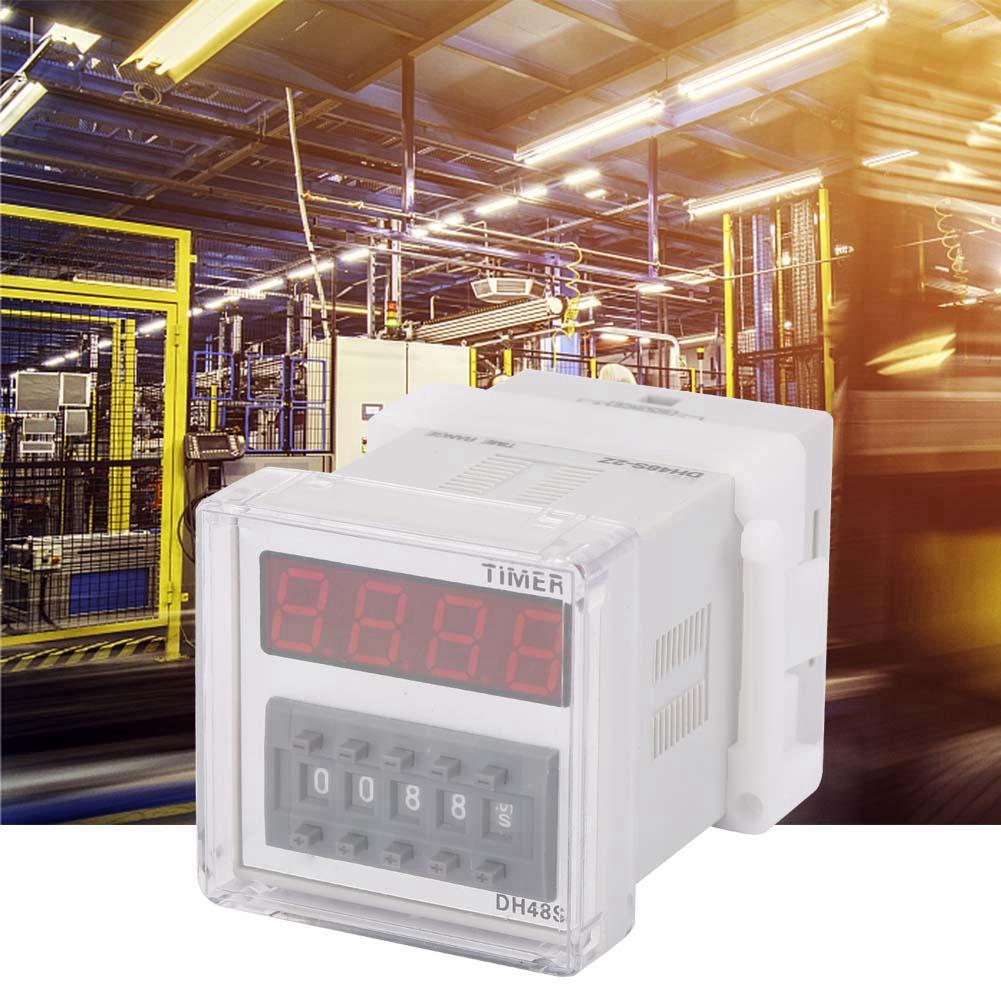 

DH48S2Z LCD Display Time Timer Delay Relay 220VAC 0.01 Seconds9999 Hours