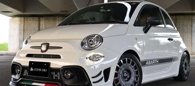 Adesivo tricolor com emblema core OBJ Interior 500 para FIAT & ABARTH (CO-IED-FA01)
