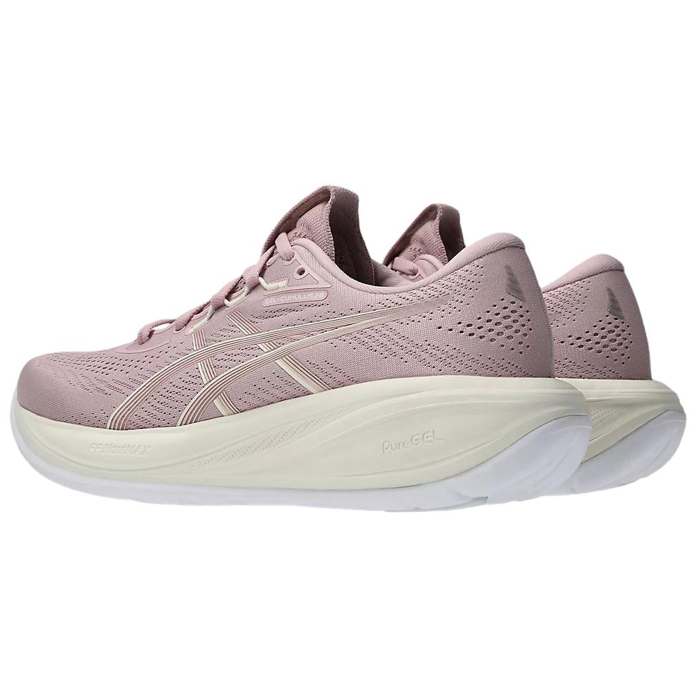 ASICS GEL CUMULUS 28 Abrasion Resistant Breathable Running Shoes Women's Pearl Powder 1012B916-700