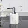Nordic Style Marble Hand Sanitizer Bottle Bathroom Press Emulsion Dispenser Bathroom Emulsion Sub-bottle Bathroom Decoration