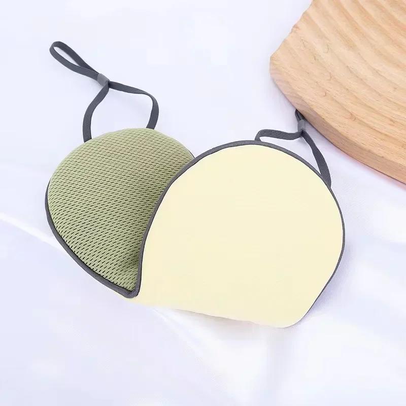 Sleep Mask Warm Cold Dual-Use Soft Silk Eye Mask Night Blackout Blindfold Eye Shade with Adjustable Elastic Strap Travel Shade