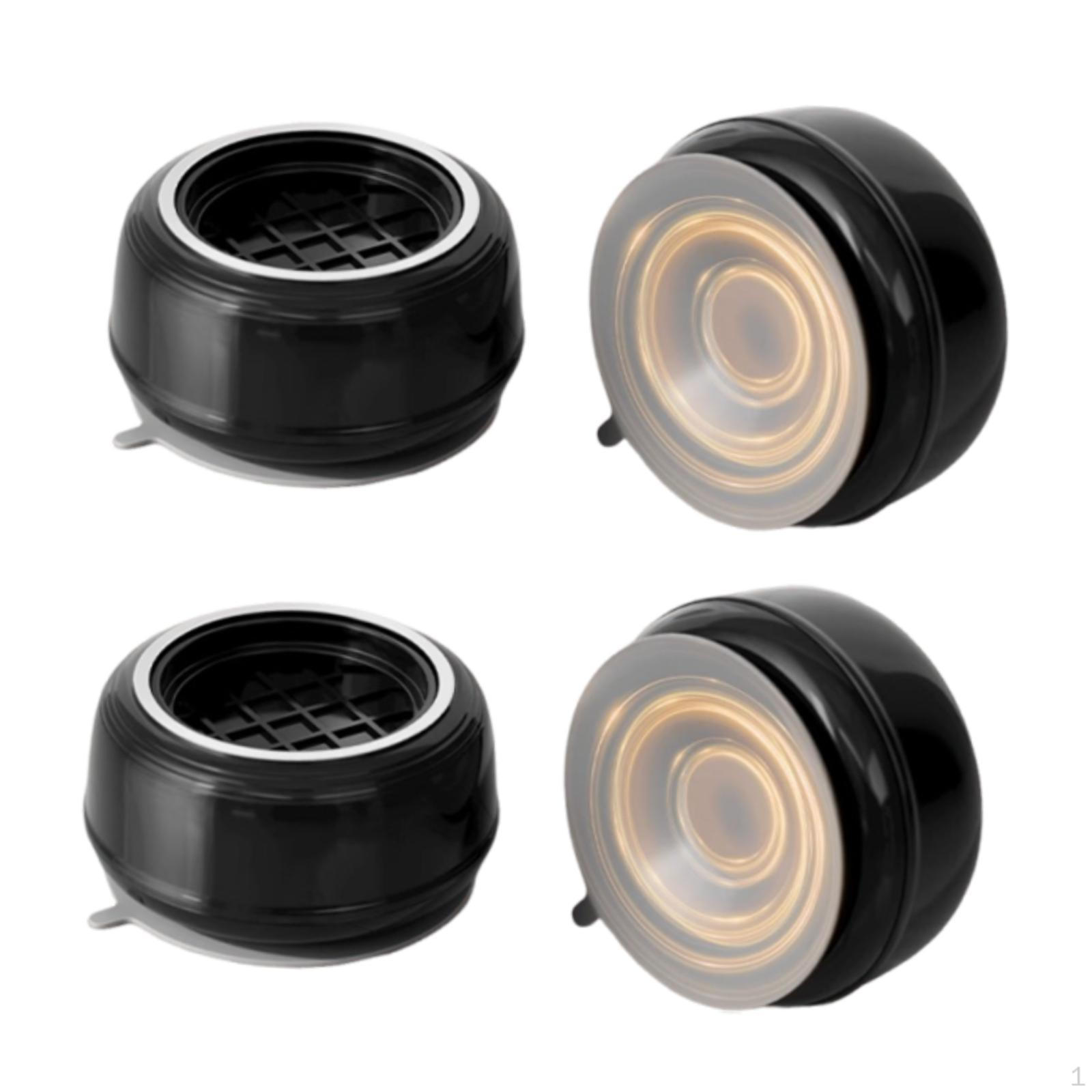 

4 шт. Антивибрационные подушки для стиральной машины Защита Домашние аксессуары Опорные ножки чёрный