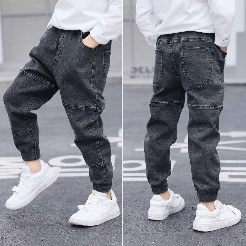 Skinny Jeans Kids Slim Pants Boys Stretch Jeans Casual Trousers 4-10 Years Child Clothes Pencil Pants