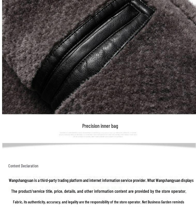 Hochwertige Herren Leder Winterjacke 2025 - Verdickter Samt für Mittelalte & Ältere
