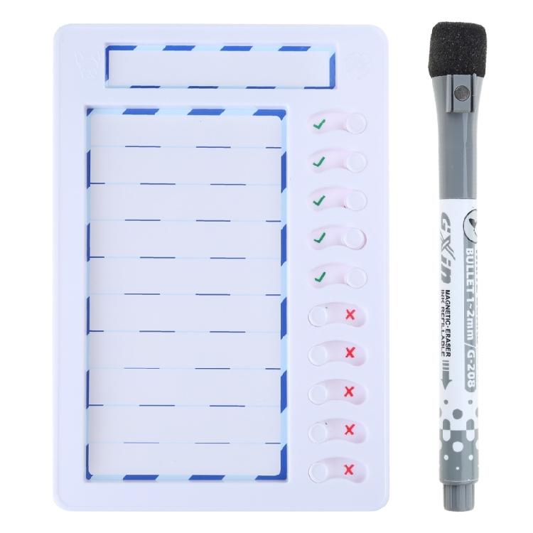 Schedule Checklist Board Daily Routine Chart, Portable Detachable Reusable Memo 1