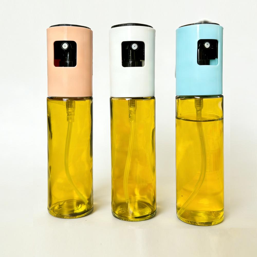 Transparent Glass Olive Oil Sprayer for Kitchen and Barbecue