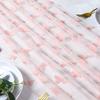 Romantic Butterfly Mesh Table Runner Semi-Transparent Decorative Wedding Table Runner Multi-color Gauze Tablecloth Birthday