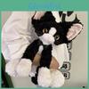 Devon Rex Cat Plush Toy With Long Fur And Pp Cotton Filling For Cat Lovers Gift