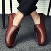 Mockasiner för män Loafer Driving Gommino Comfort Flats Casual Snörning Plus Size Läderskor för män Over Size