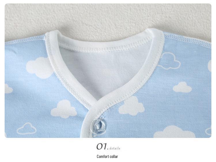 Reines Baumwoll-Neugeborenen-Geschenkset 0-3 Monate - A-Typ Frühling/Herbst-Stil