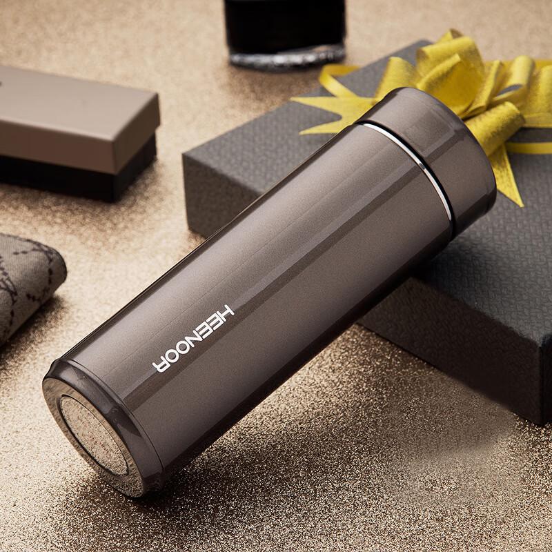 Heenoor Portable Stainless Steel Vacuum Thermos with Tea Filter
