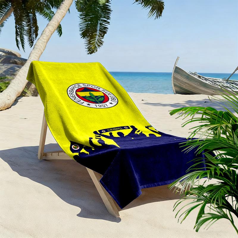 Fenerbahçe Legacy: Spirit Beach Towel Outdoor Camping Portable for Travel Absorbent Bath Towel Quick-drying Swim Towel Seaside