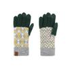 Autumn/Winter Daisy Embroidered Wool Gloves