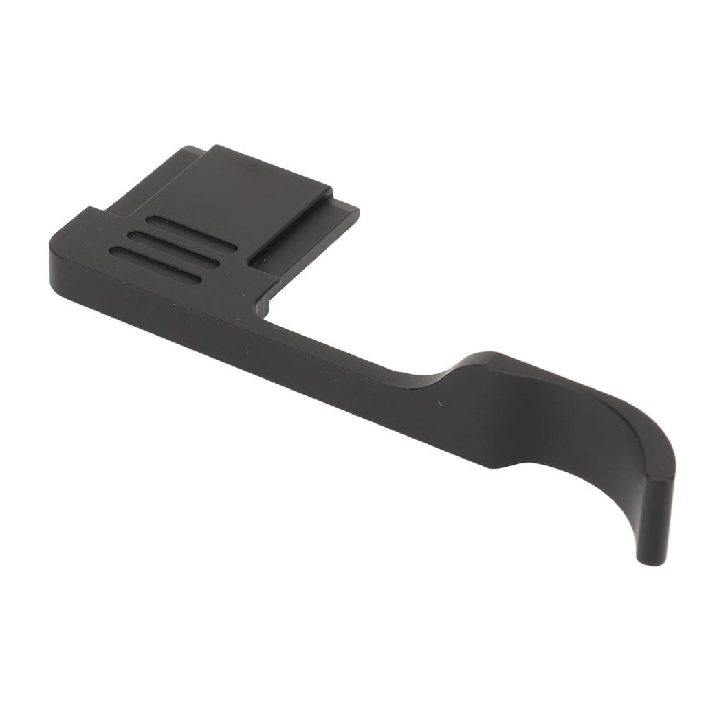 Suport de deget mare pentru cameră cu interfață hot shoe Aluminiu anodizat negru Mânere de deget mare pentru cameră