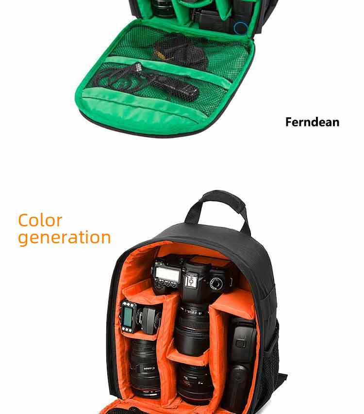 Vízálló SLR fényképezőgép válltáska - Kültéri digitális fotózáshoz való hátizsák