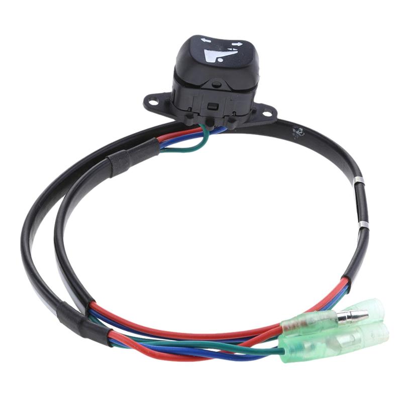 1 PCS Outboard Remote Control Power Trim&Tilt Switch 37850-93J10 Black For Suzuki