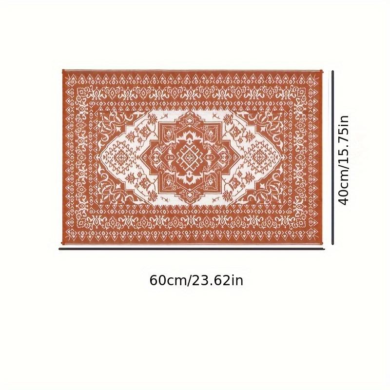 

Уличные коврики с цветочными полосатыми узорами, складные портативные коврики для кемпинга и домашнего использования, универсальные коврики для помещений, коврики для кофе 50*80cm