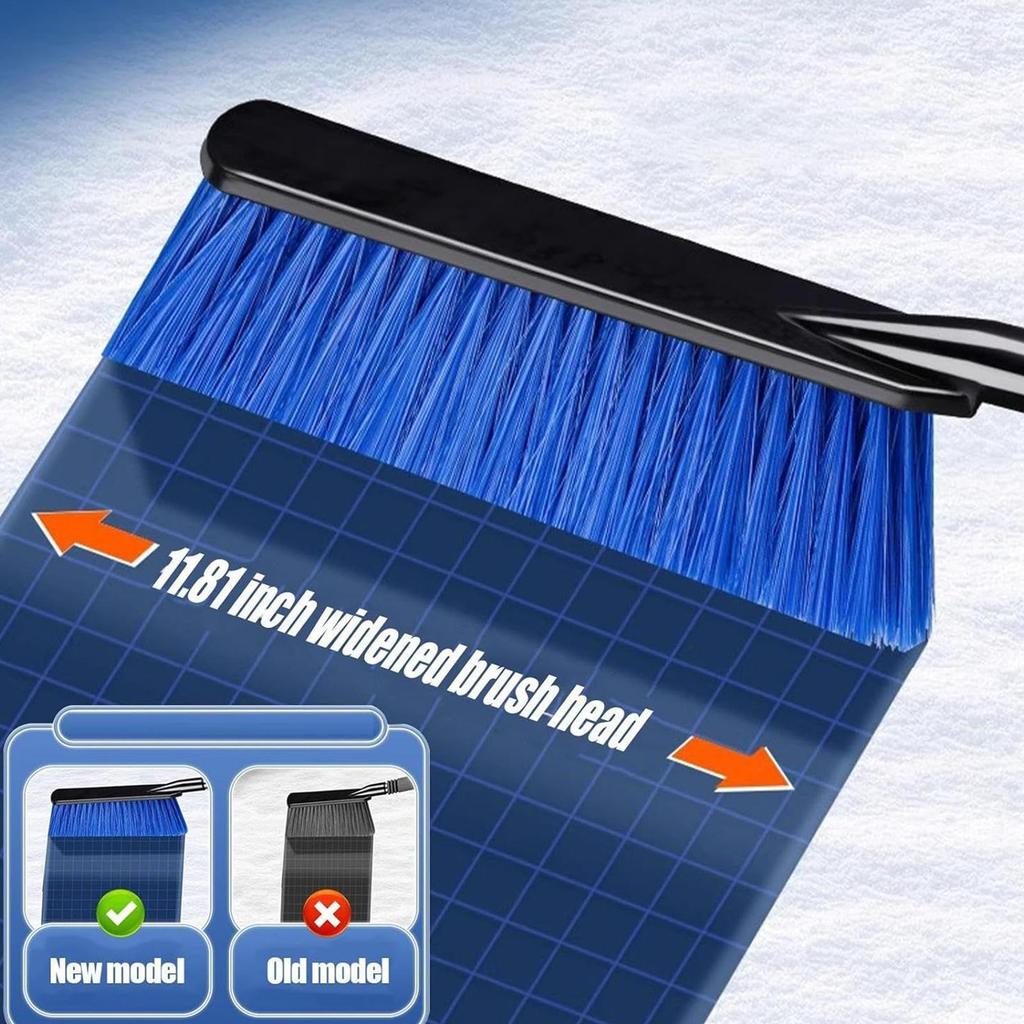 Snow Brush For Car Extendable Winter Vehicle Cleaning Tool Auto Snow Remover Brush For Drivers Adventure Seekers Travelers