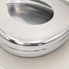 Easy to Clean 304 Stainless Steel Bedpan Sturdy with Recessed Basin