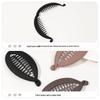 Pinza a Pesce Temperamentale Antiscivolo Satinata con Denti - Accessorio per Capelli Monocolore per Coda di Cavallo, Frangia e Acconciature Raccolte.