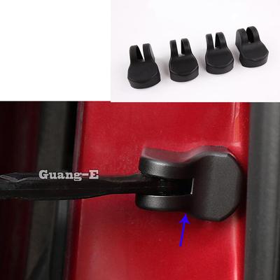 Car Body Anti Rust Water Proof Door Lock Key Keys Plastic Buckle Limit Device Trim 4pcs For Peugeot 3008 2013 2014 2015
