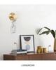 Nordic Chain Wall Light Glass Ball Wall Lamp For Bedroom Bedside Living Room Study Cloakroom Art Home Decor