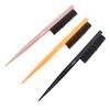3 Pcs Rat Tail Teasing Hair Brush Add Volume Nylon Bristles 3 Row Hair Styling Teasing Brush