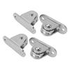 Small Pulley Block Stainless Steel Silent Pulley Roller Wall Mounted Fixed Pulley for DIY Equipment