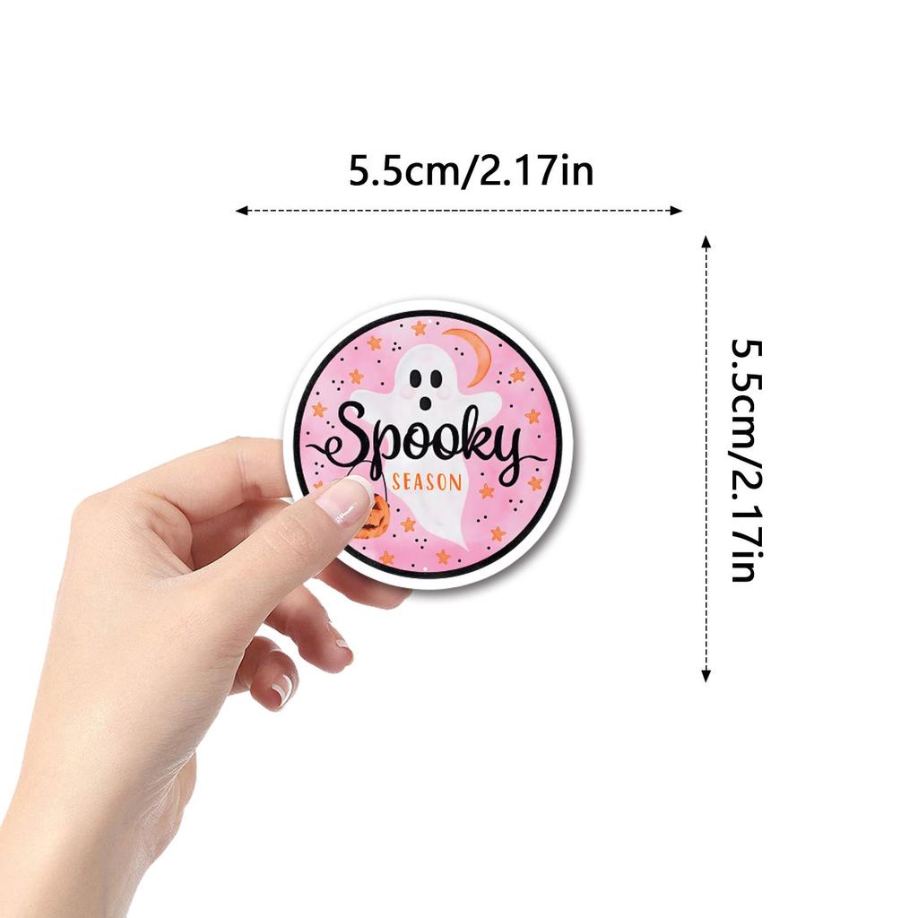 60 New Pink Halloween Graffiti Stickers Decorate Suitcase Mobile Phone Skateboard Stickers