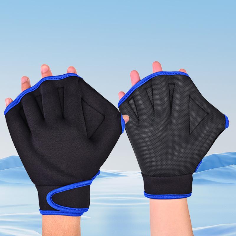 

Утиные ладони плавательные перчатки и лопатки для взрослых и детей - Идеально подходят для тренировок и дайвинга. Small