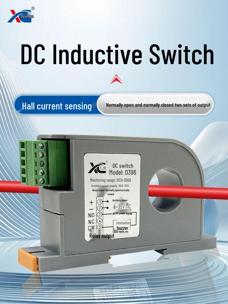DC Current Sensing Switch with Dual Output Modules, Normally Open/Closed