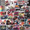 50 Photos F1 Formula One Racing Stickers Decorate Notebook Luggage DIY Waterproof Stickers